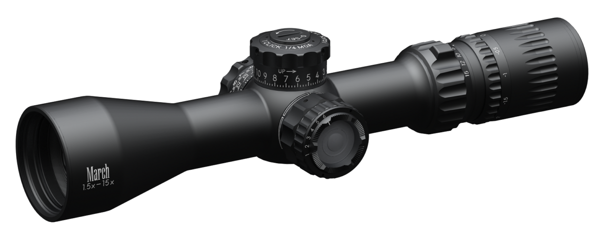 Review on the new March 1.5-15×42 scope by Hugo Adelson (USA