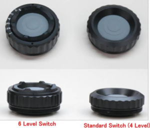 Skillnad i ljusstyrka för belysningsmoduler (6 nivåer, standard 4 nivåer, låg belysning 4 nivåer)