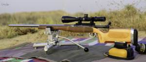 National record holder Jamal K Leghari’s new rifle with March 10-60×56 High Master Scope (Pakistan)