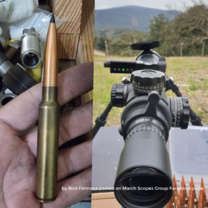 Super combination of March Genesis 6-60×56 FFP Scope with Cutting Edge Bullets 400gr and 37XC cartridge