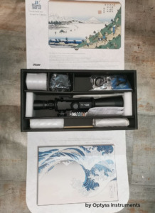 Special package for 6-60×56＆4-40×52 Genesis scopes with Ukiyoe drawings