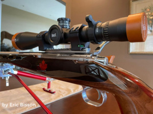 Beautiful setup of Eric Bisson, the Captain of F-class Team Canada with March 10-60×56 High Master Scope