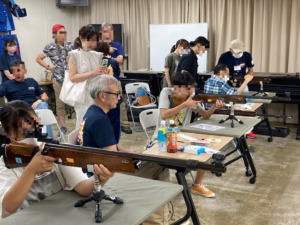 日本ろう者ライフル射撃協会の立ち上げ及び第1回目ビームライフームライフームライフ䮄ビ䝃施について