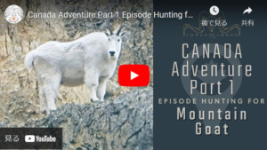 カナダでマーチ5-40×56スコープを使った山羊狩りの狩猟動画