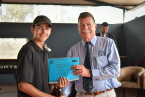 Den Declan Barlow (Alter 13) ass 5. an der Klass A fäerdeg a gouf den Top Junior beim National Kings Prize (Australien)!