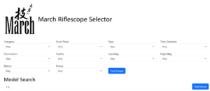 DEON introduces the March Riflescope Selector, an on-line application designed to help you select the perfect March Riflescope