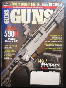 March 2.5-25×52 mounted on a D&L Sports rifle highlighted in GUNS magazine (USA)