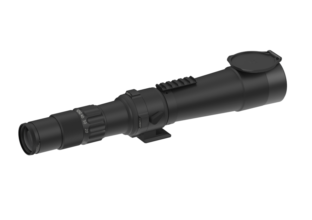 DT60HV56FR-AR (FFP Tracking Scope, with reticle & accessory rail)