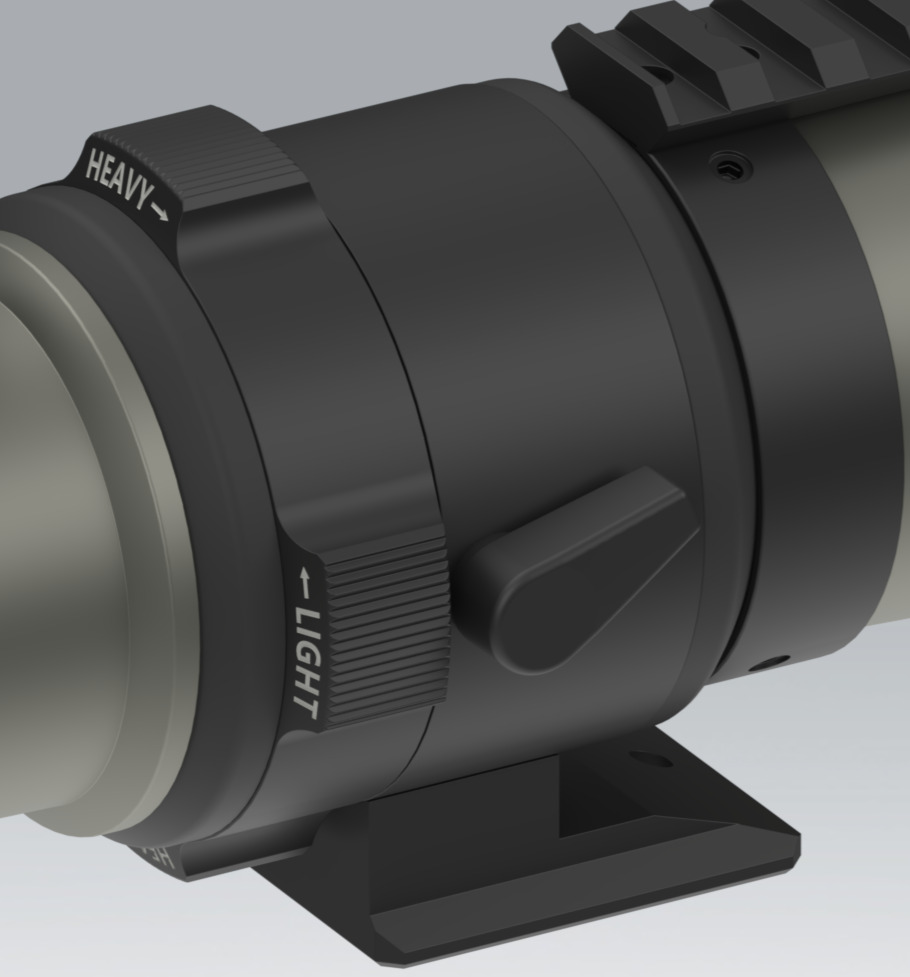 DT80HV56RI-AR (SFP Tracking Scope, with reticle & accessory rail, Illumi)